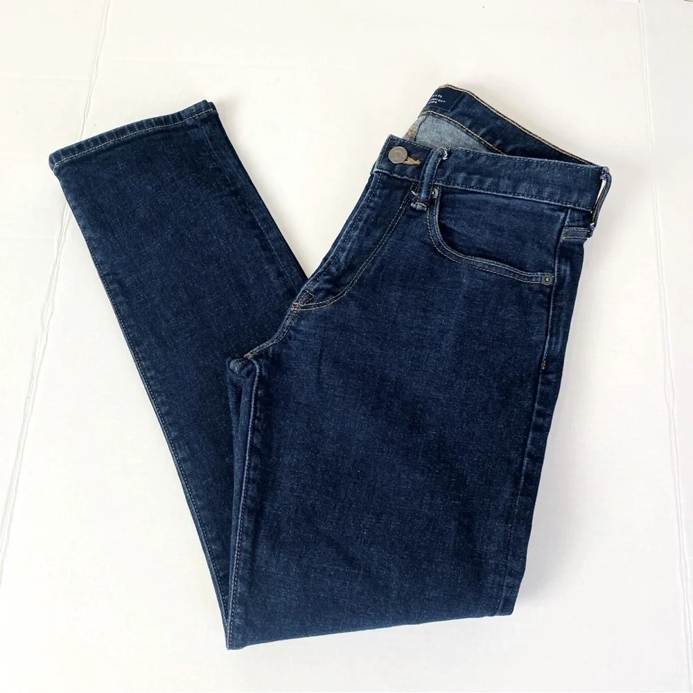 GAP Denim Straight Taper Dark Wash Jeans Size 29 X 30
